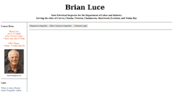 Desktop Screenshot of brianluceinspections.com